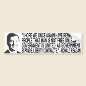 Ronal Reagan Quote Bumper Sticker
