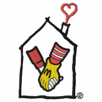 Ronald McDonald Hands embroidered shirts