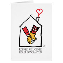 Ronald McDonald Hands Greeting Card