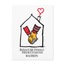 Ronald McDonald Hands postcards by RMHCmadison Ronald McDonald Hands postcards
