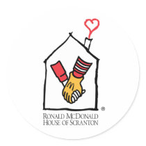Ronald McDonald Hands Sticker