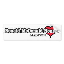 Ronald McDonald Heart bumper stickers by RMHCmadison Ronald McDonald Heart bumper stickers