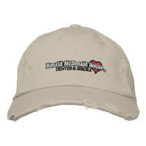 Ronald McDonald Heart embroidered hats
