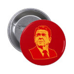 Ronald Reagan 1980 retro portrait Button