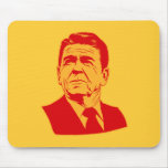 Ronald Reagan 1980 retro portrait Mouse Pads