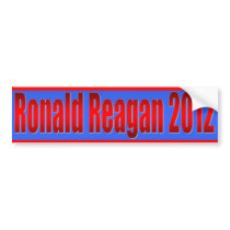 Ronald Reagan 2012 bumper stickers