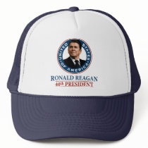 Ronald Reagan 40th President Trucker Hat