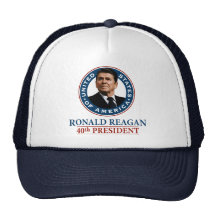 Ronald Reagan 40th President Trucker Hat
