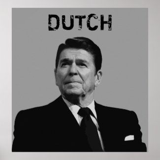 Ronald Reagan -- Dutch print