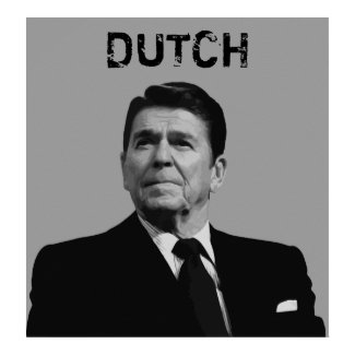 Ronald Reagan -- Dutch print