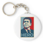 Ronald Reagan Hope Hero Poster - Reagan Bush 84 Keychains