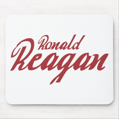 Ronald Reagan Mouse Pads by AmericanElephant
