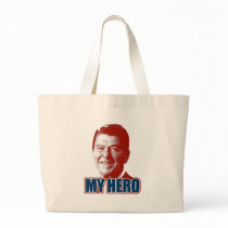 Ronald Reagan My Hero Canvas Bag