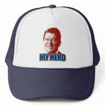 Ronald Reagan My Hero Trucker Hat