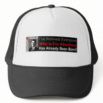 Ronald Reagan on Abortion hats