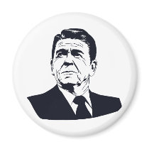 Ronald Reagan Portrait Magnet