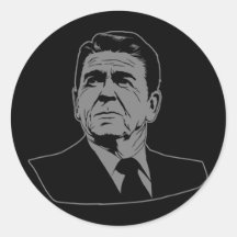 Ronald Reagan Portrait Sticker