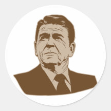 Ronald Reagan Portrait Sticker