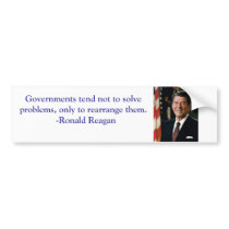Ronald Reagan Quote Bumper Sticker bumper stickers by cordond Ronald Reagan Quote Bumper Sticker bumper stickers