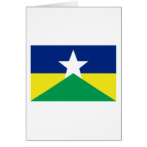 Rondônia, Brazil Flag Greeting Card