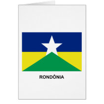 Rondônia, Brazil Flag Greeting Cards
