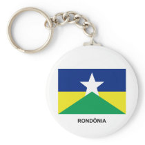 Rondônia, Brazil Flag Key Chains