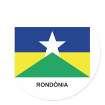 Rondônia, Brazil Flag Sticker