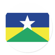 Rondônia, Brazil Flag Stickers