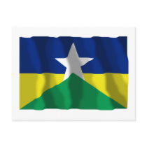 Rondônia, Brazil Waving Flag Post Cards