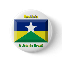 Rondônia Flag Gem Button