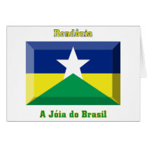 Rondônia Flag Gem Card