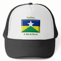 Rondônia Flag Gem Mesh Hat