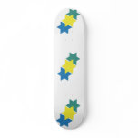 Rondonia'S City Ji Parana, Brazil, Brazil flag Skate Board