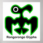 Rongorongo Glyphs posters