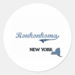 Ronkonkoma New York City Classic Round Stickers