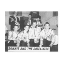 Ronnie and The Satellites Postcard