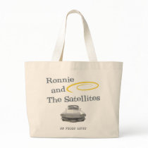Ronnie and The Satellites Tote bags by thesatellites Ronnie and The Satellites Tote bags