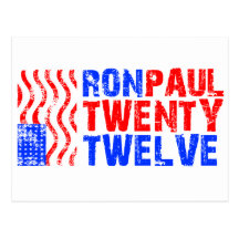 RONPAUL 2012 POST CARD