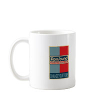 RonSound double logo mug by theehman RonSound double logo mug