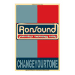 RonSound Obama-style poster