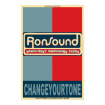 RonSound Obama-style poster posters
