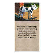 Roof Cow Picture Card
