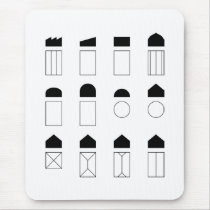 Roof Forms Mousepad