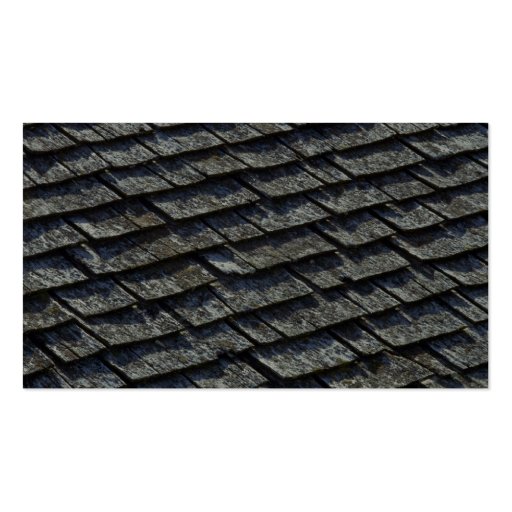 Roof shingles business card template (back side)