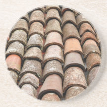 Roof tiles coaster