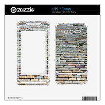 Roof Tiles Decals For HTC 7 Trophy
