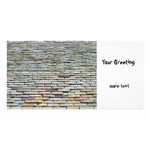 Roof Tiles Photo Card Template