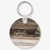 Roofie Raccoon Keychain