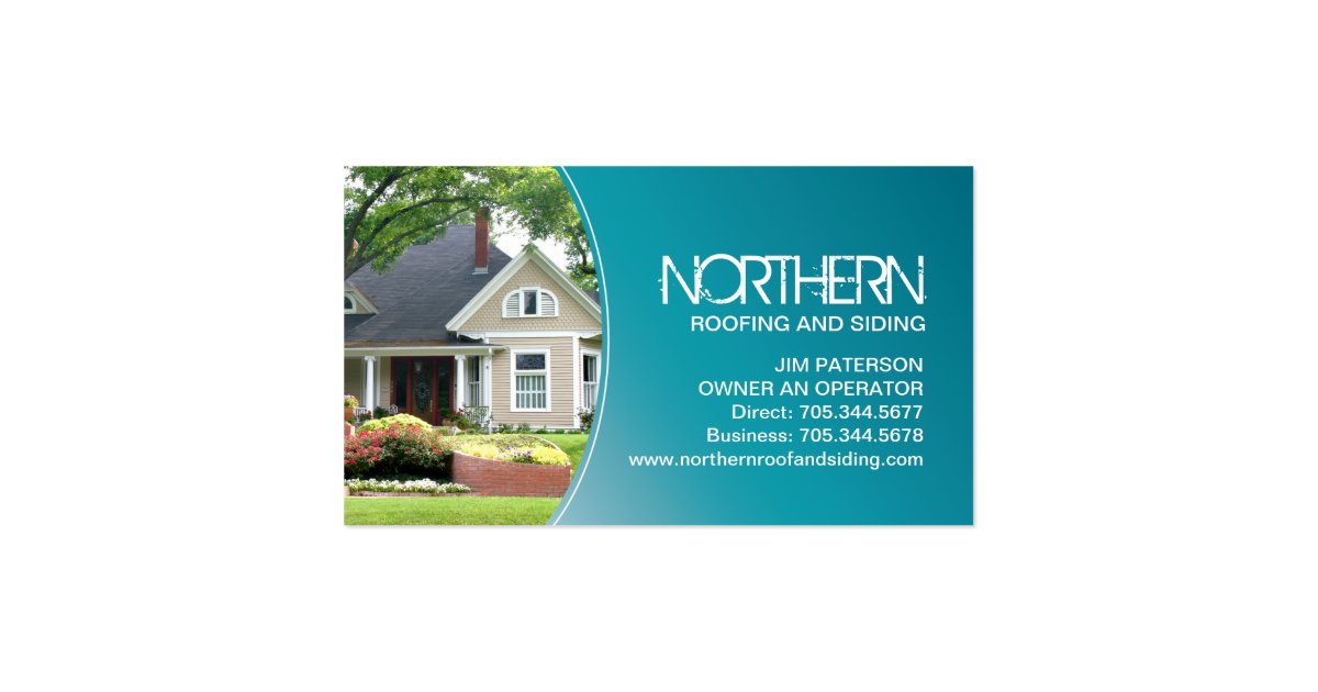 Roofing and Siding Business Card Zazzle
