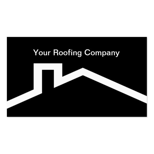 Roofing Business Cards (front side)